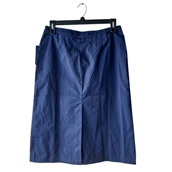 NWT Adar Mid-Calf Drawstring Straight Uniform Scrub Skirt Navy Women's Size 10 - Picture 3 of 13